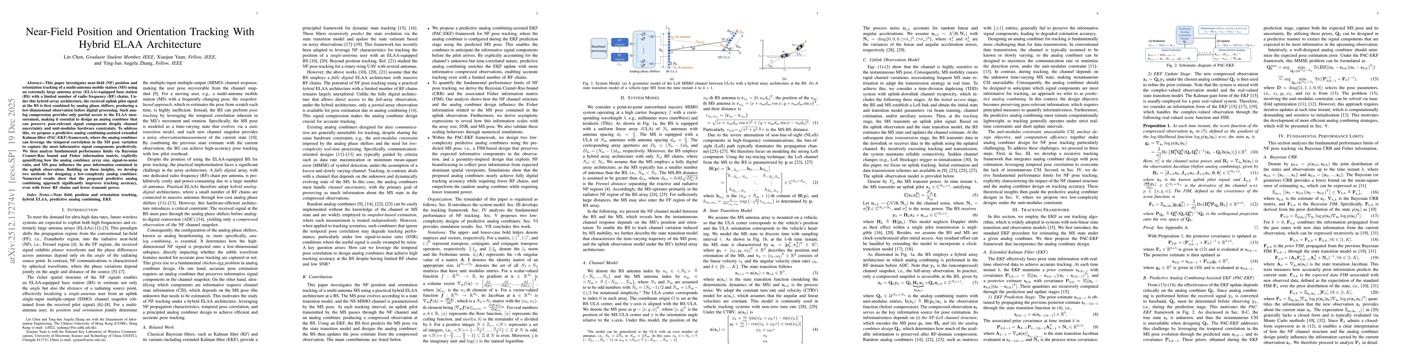 Thumbnail for Near-Field Position and Orientation Tracking With Hybrid ELAA Architecture