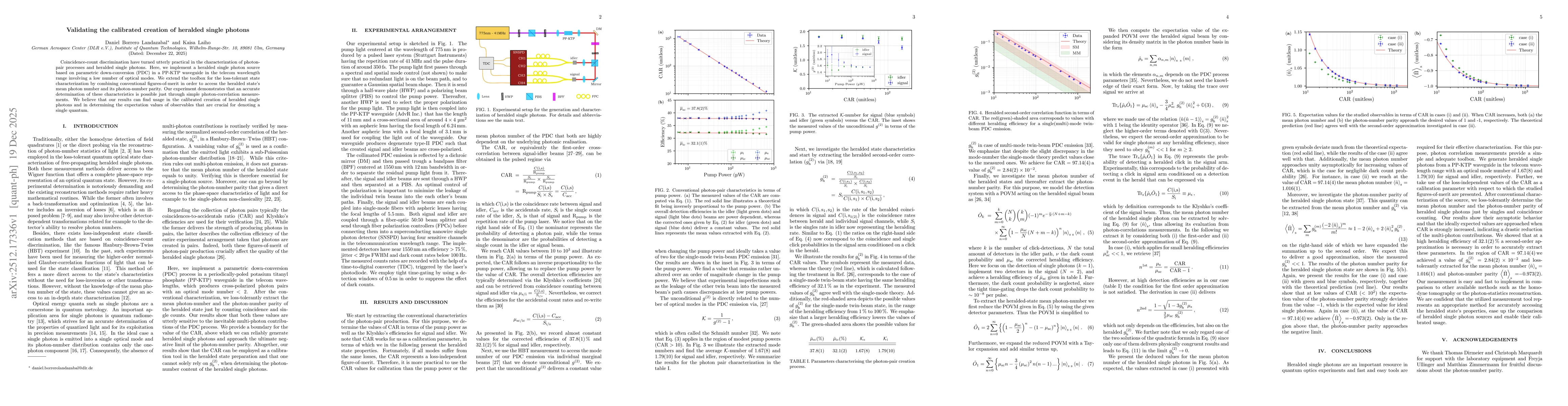 Thumbnail for Validating the calibrated creation of heralded single photons