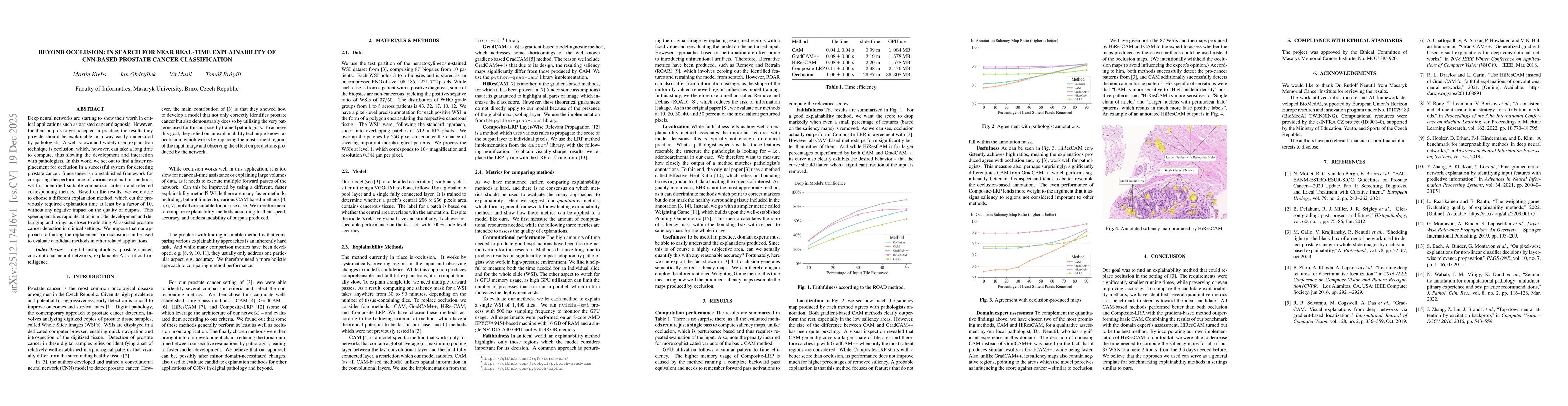 Thumbnail for Beyond Occlusion: In Search for Near Real-Time Explainability of CNN-Based Prostate Cancer Classification