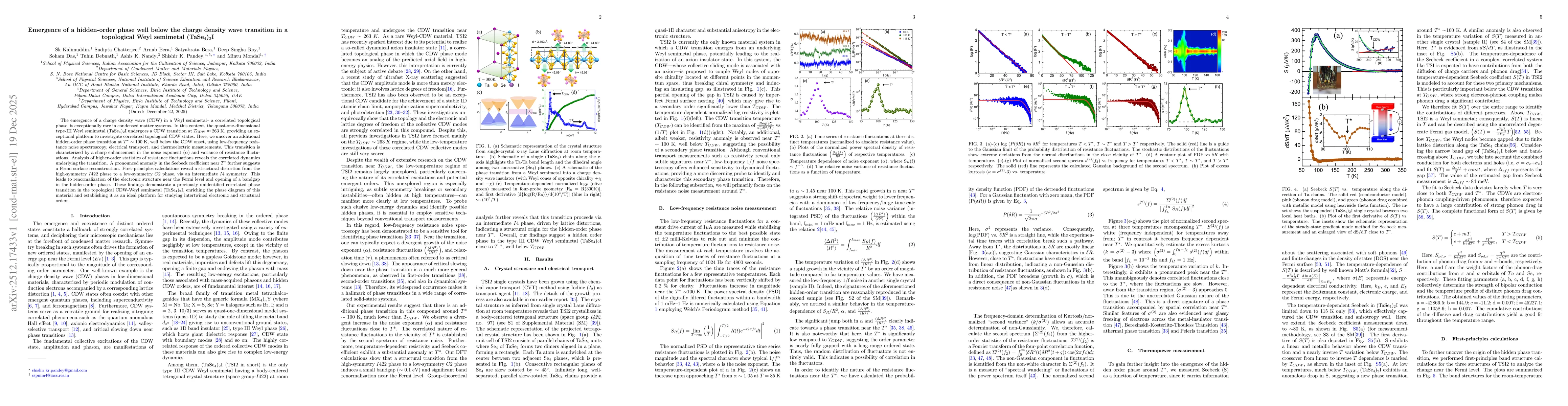 Thumbnail for Emergence of a hidden-order phase well below the charge density wave transition in a topological Weyl semimetal (TaSe$_4$)$_2$I