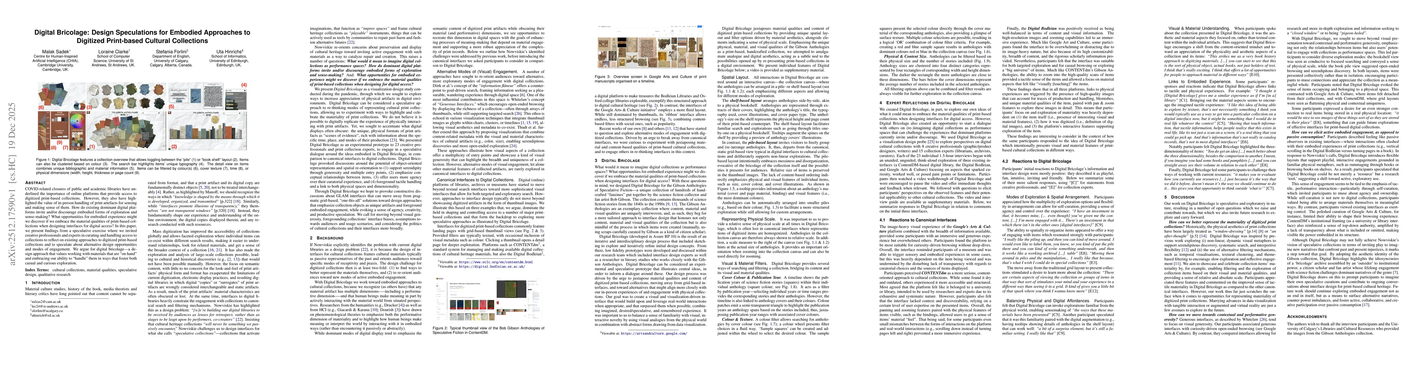 Thumbnail for Digital Bricolage: Design Speculations for Embodied Approaches to Digitized Print-based Cultural Collections