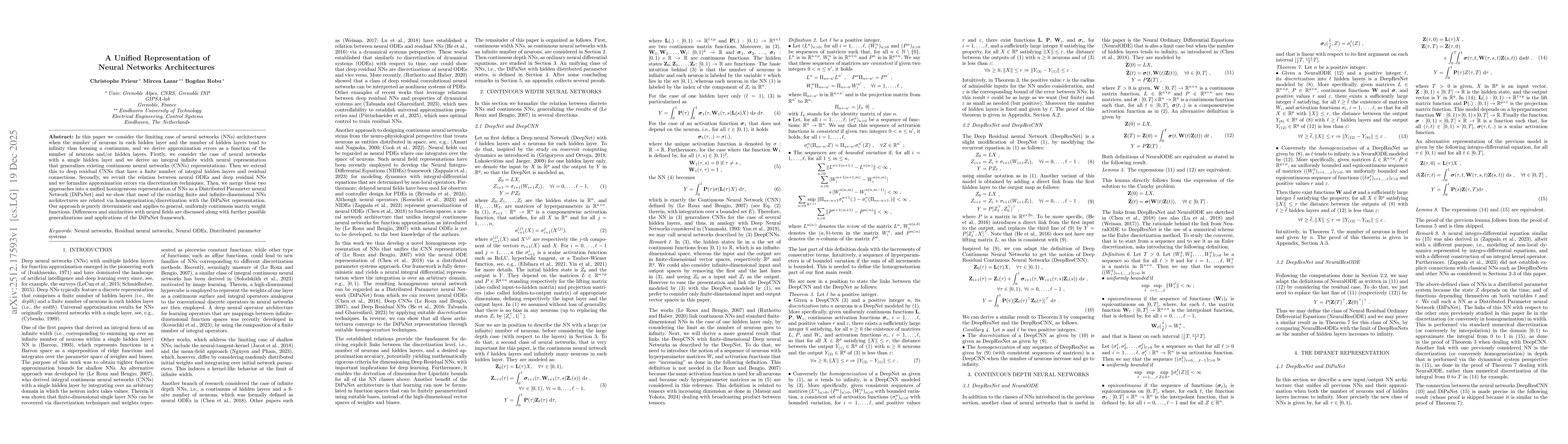 Thumbnail for A Unified Representation of Neural Networks Architectures
