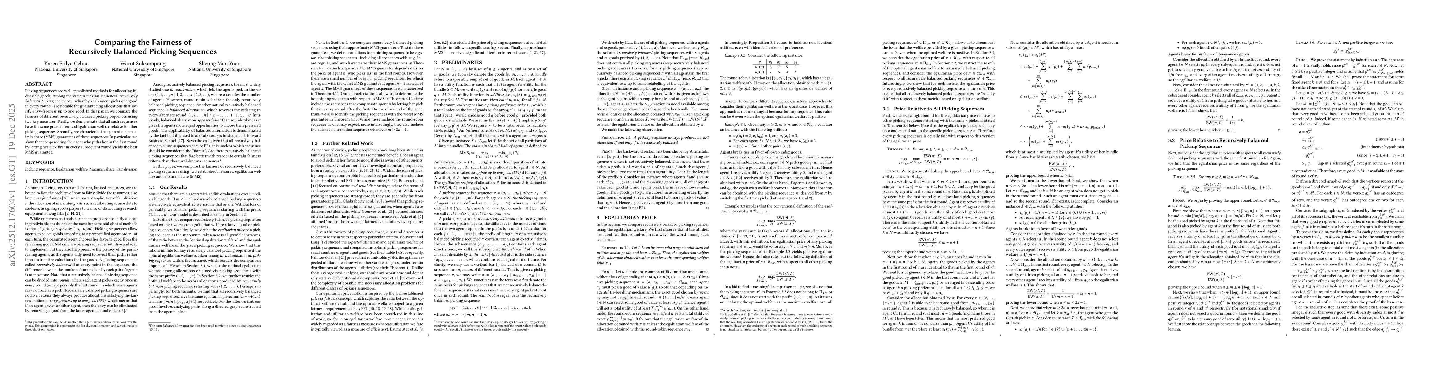 Thumbnail for Comparing the Fairness of Recursively Balanced Picking Sequences