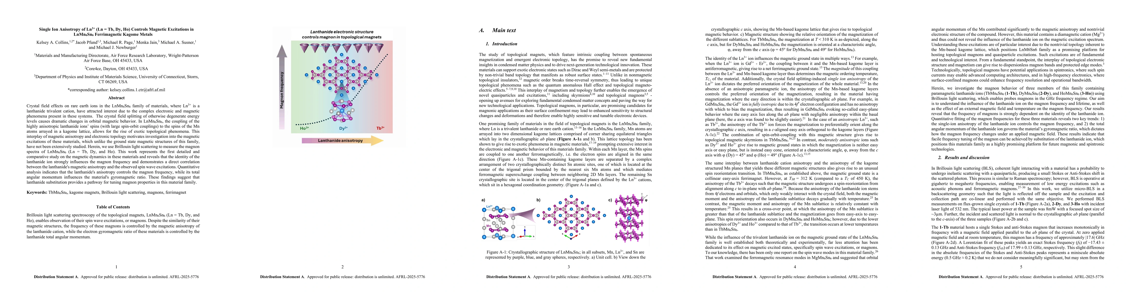 Thumbnail for Single Ion Anisotropy of $Ln^{3+}$ (Ln = Tb, Dy, Ho) Controls Magnetic Excitations in $LnMn_{6}Sn_{6}$ Ferrimagnetic Kagome Metals