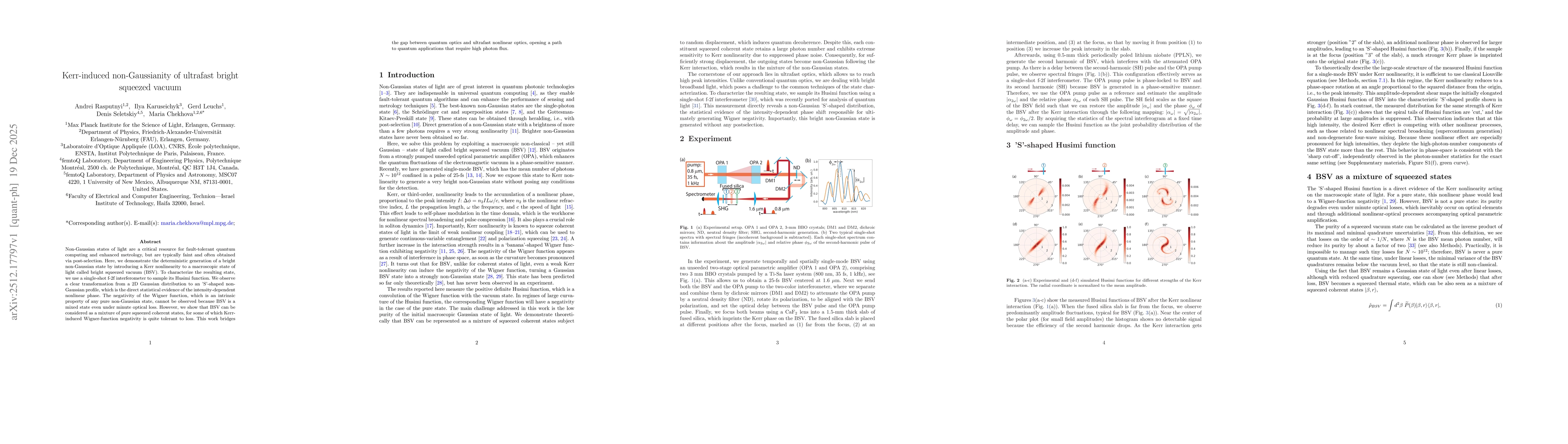 Thumbnail for Kerr-induced non-Gaussianity of ultrafast bright squeezed vacuum