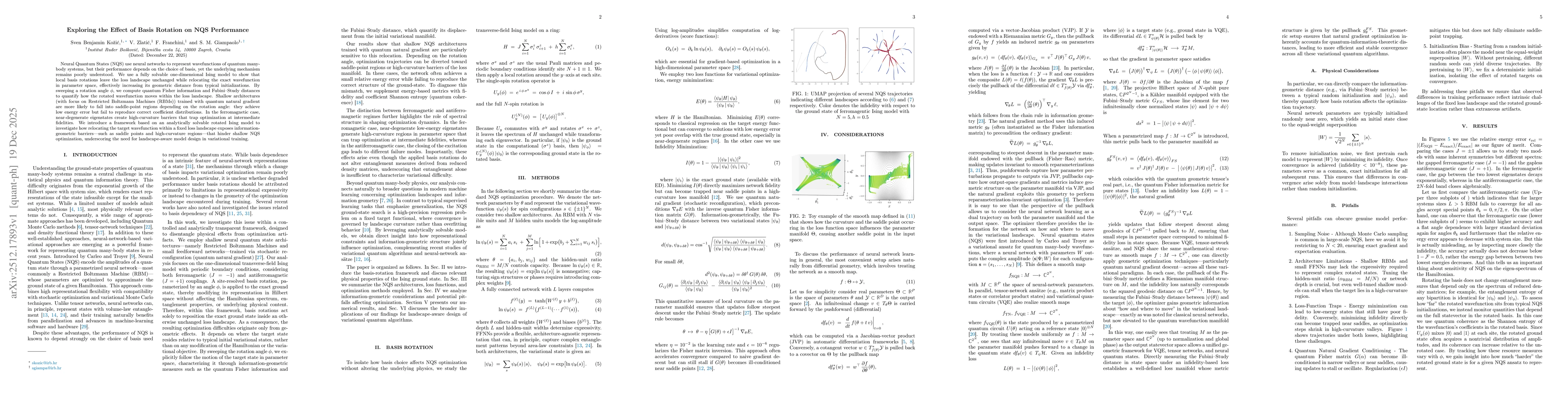 Thumbnail for Exploring the Effect of Basis Rotation on NQS Performance