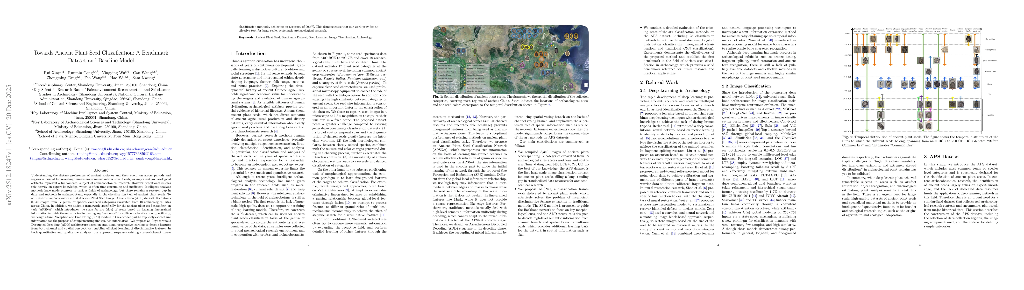 Thumbnail for Towards Ancient Plant Seed Classification: A Benchmark Dataset and Baseline Model