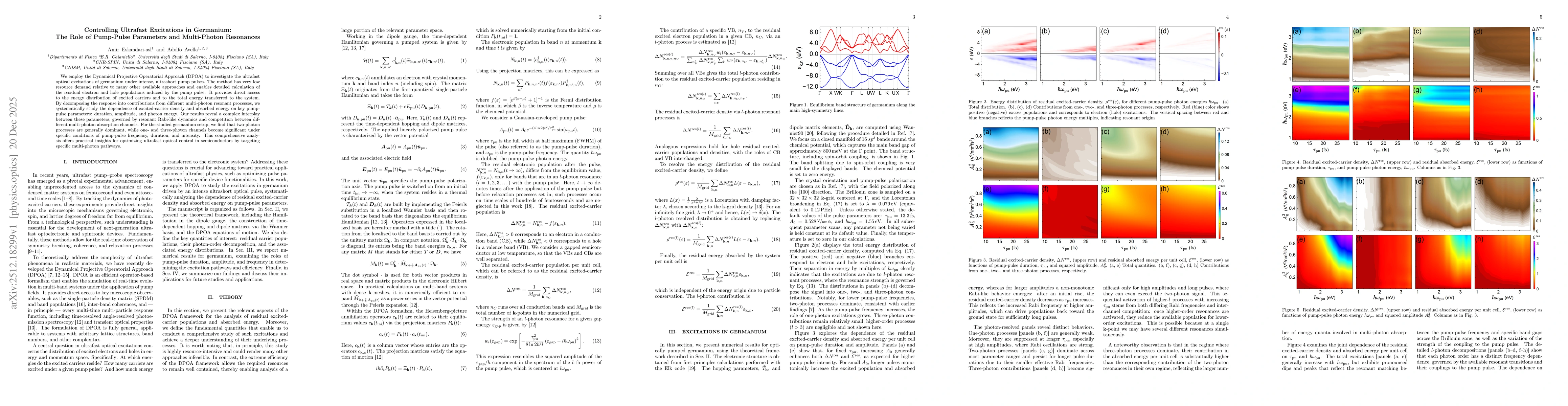 Thumbnail for Controlling Ultrafast Excitations in Germanium:The Role of Pump-Pulse Parameters and Multi-Photon Resonances