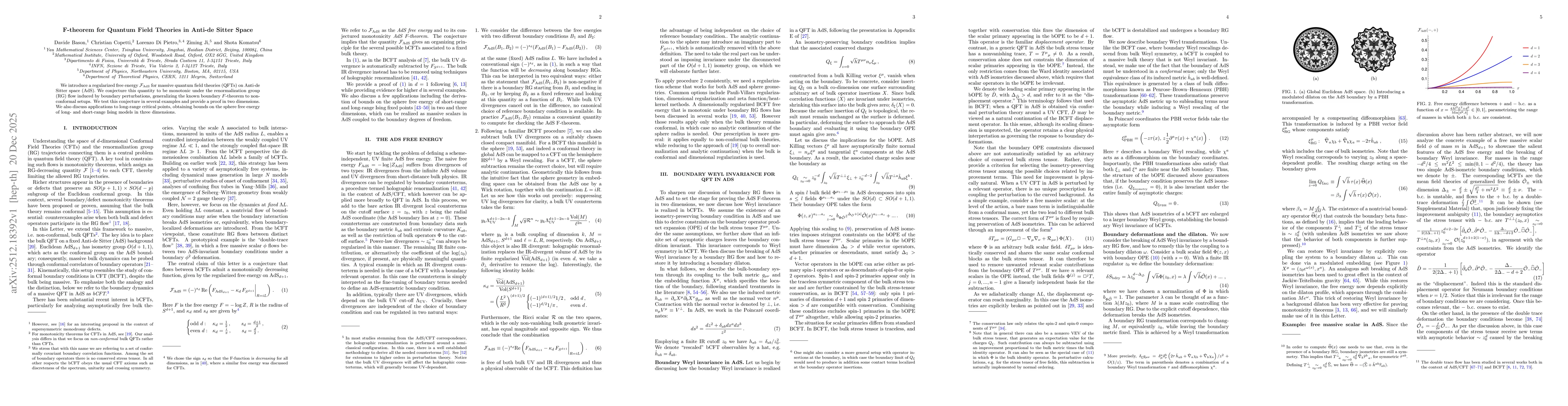 Thumbnail for F-theorem for Quantum Field Theories in Anti-de Sitter Space