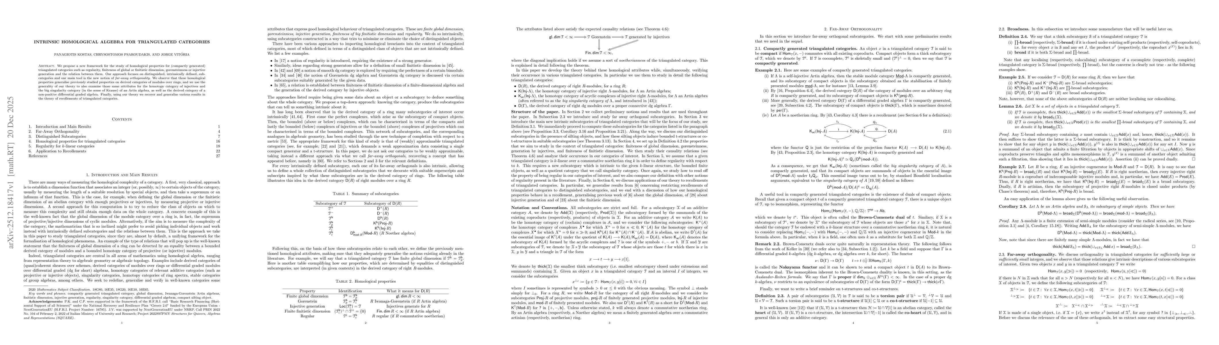 Thumbnail for Intrinsic homological algebra for triangulated categories