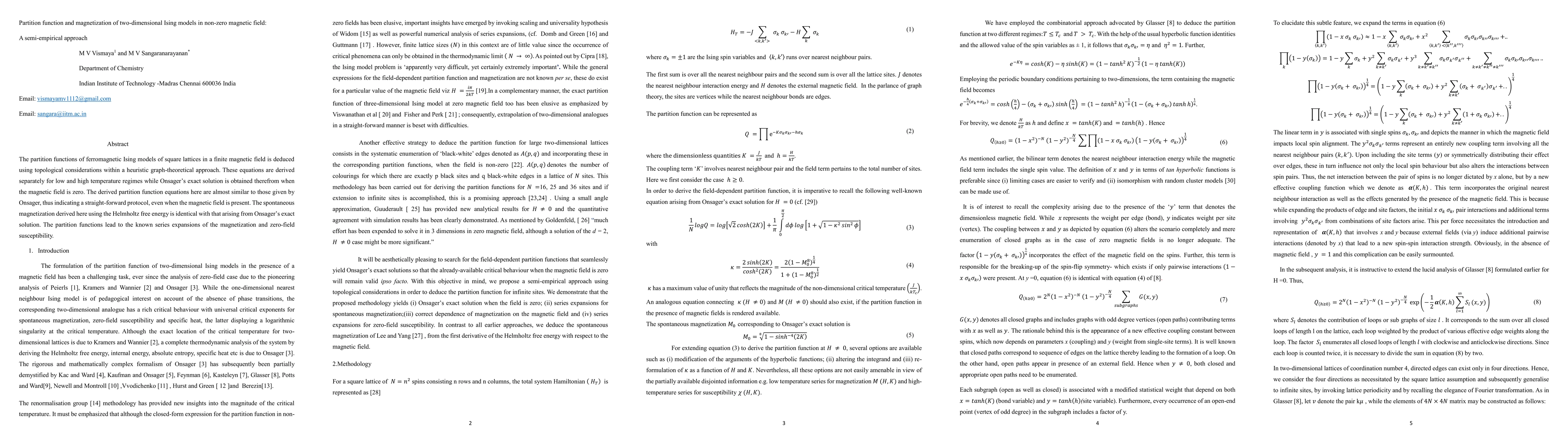 Thumbnail for Partition function and magnetization of two-dimensional Ising models in non-zero magnetic field: A semi-empirical approach