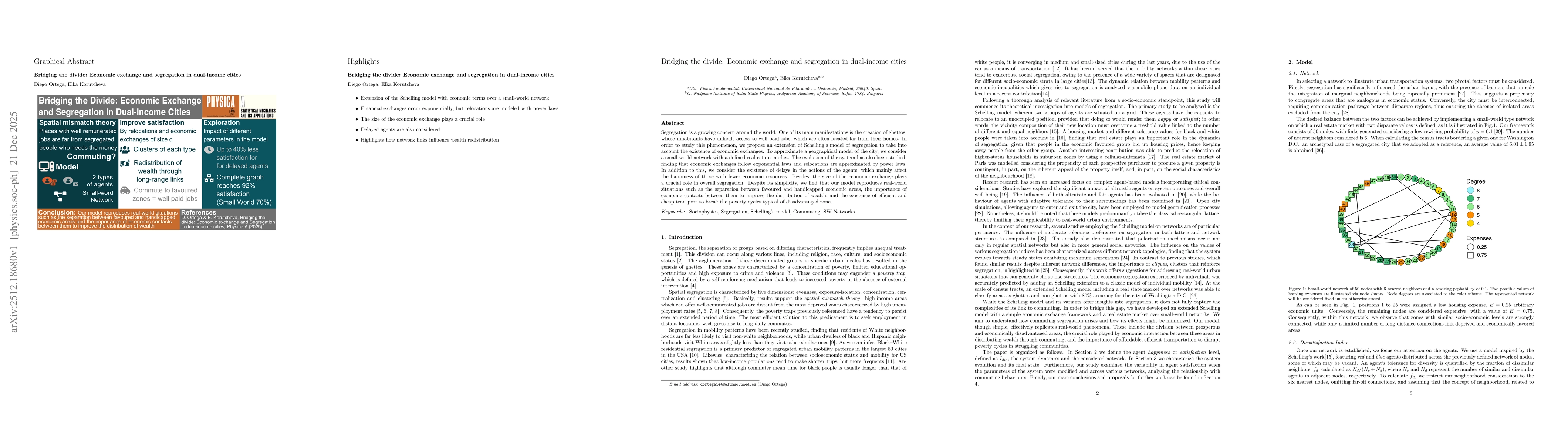 Thumbnail for Bridging the divide: Economic exchange and segregation in dual-income cities
