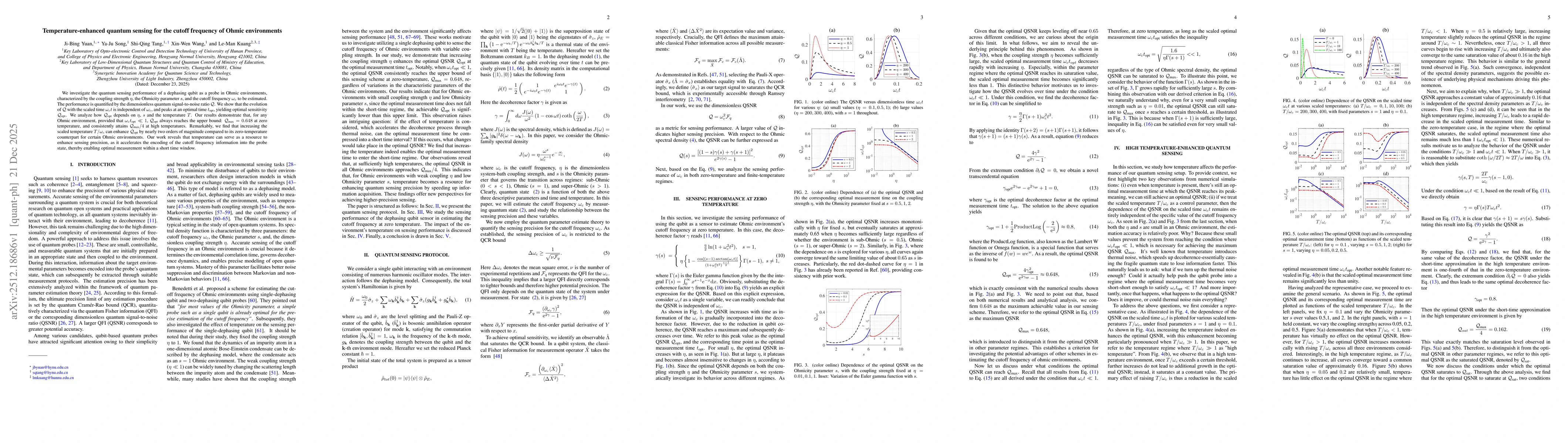 Thumbnail for Temperature-enhanced quantum sensing for the cutoff frequency of Ohmic environments