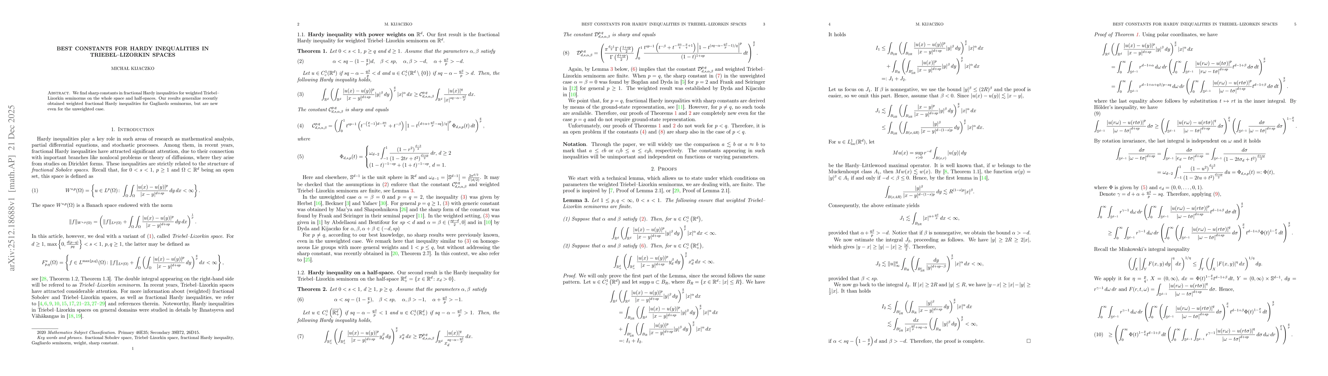 Thumbnail for Best constants for Hardy inequalities in Triebel--Lizorkin spaces