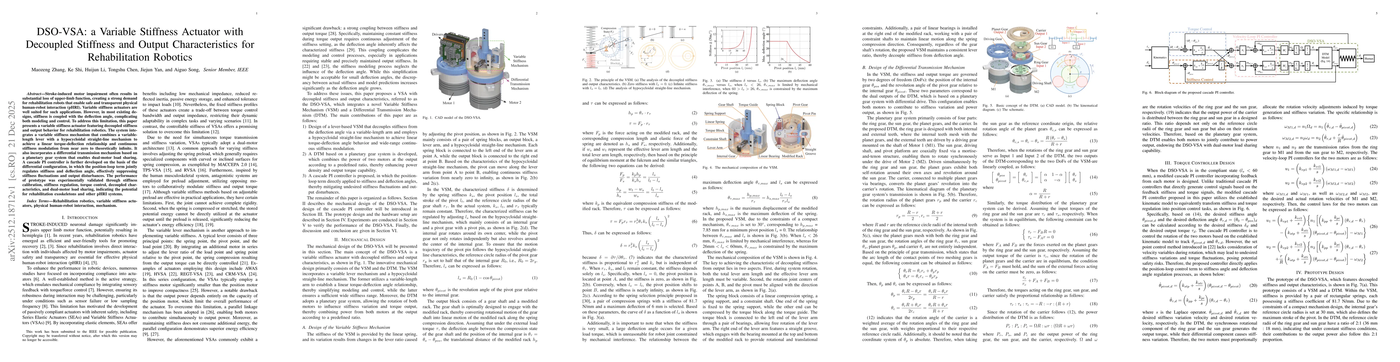 Thumbnail for DSO-VSA: a Variable Stiffness Actuator with Decoupled Stiffness and Output Characteristics for Rehabilitation Robotics