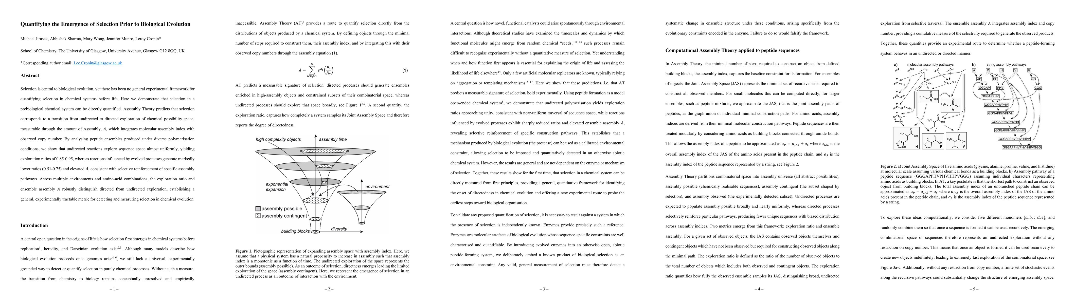 Thumbnail for Quantifying the Emergence of Selection Prior to Biological Evolution