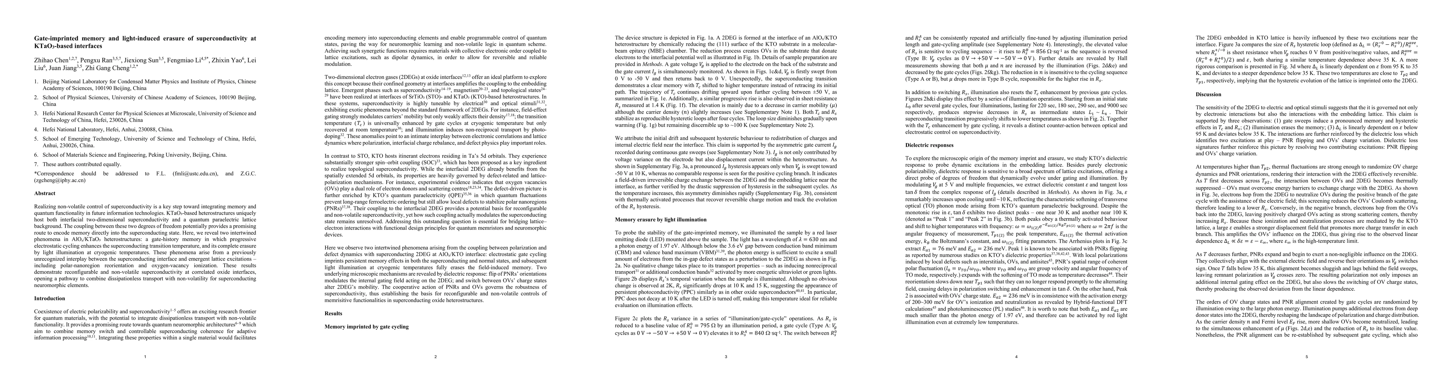 Thumbnail for Gate-imprinted memory and light-induced erasure of superconductivity at KTaO_3-based interfaces