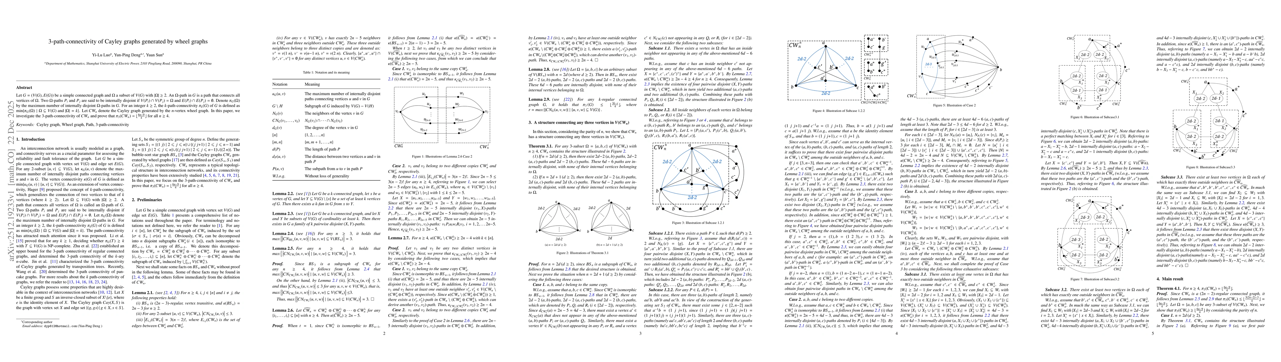 Thumbnail for 3-path-connectivity of Cayley graphs generated by wheel graphs