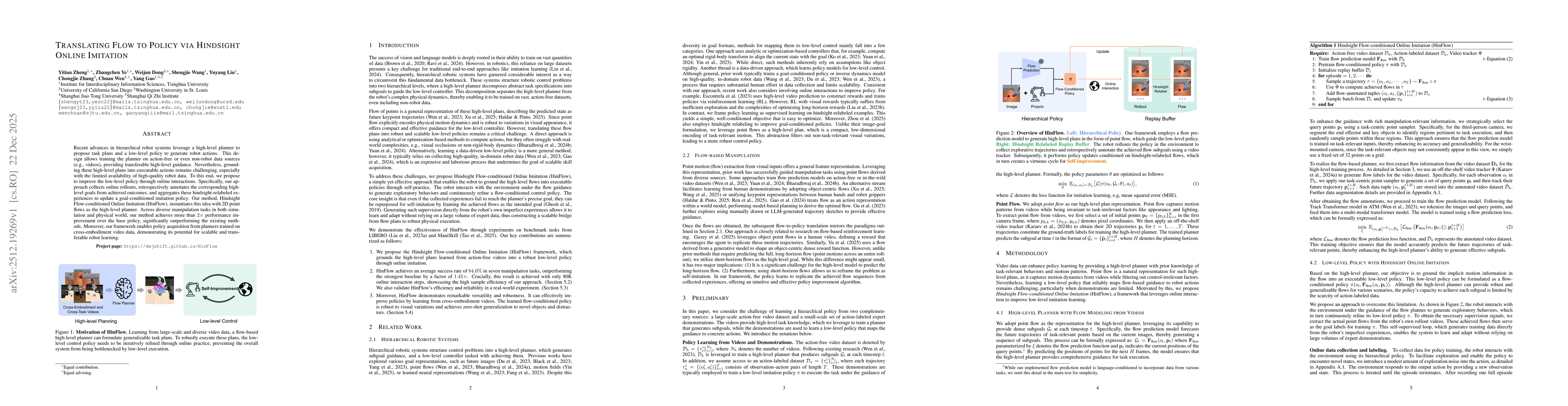 Thumbnail for Translating Flow to Policy via Hindsight Online Imitation