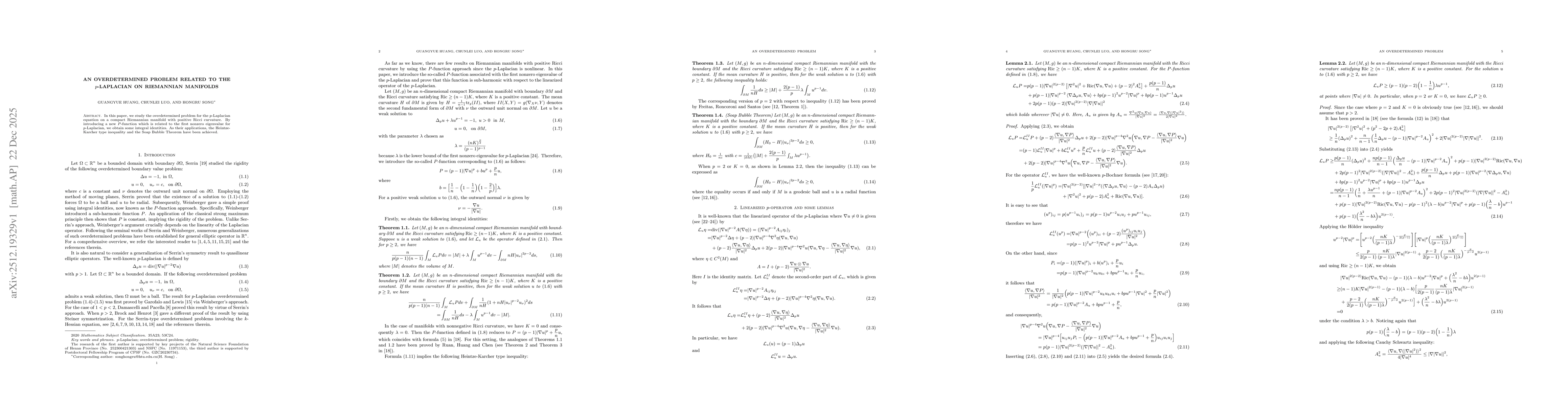Thumbnail for An overdetermined problem related to the p-Laplacian on Riemannian manifolds