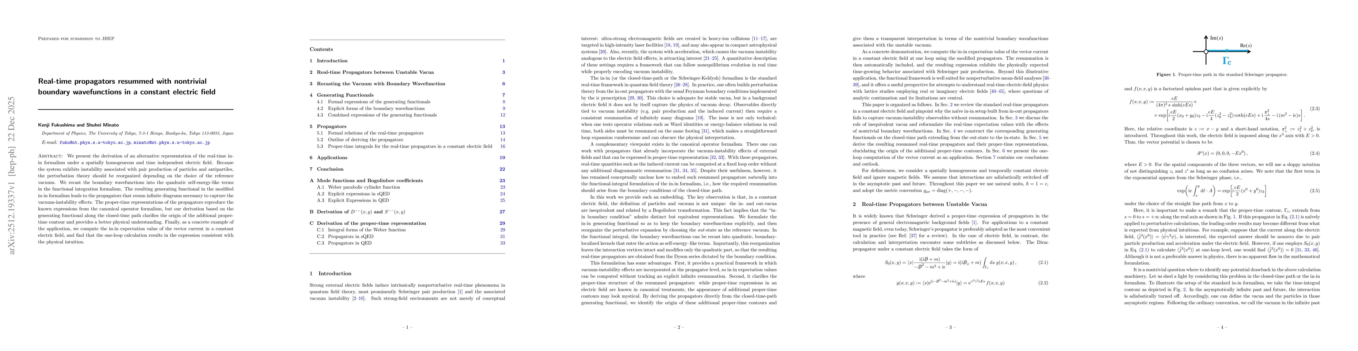 Thumbnail for Real-time propagators resummed with nontrivial boundary wavefunctions in a constant electric field