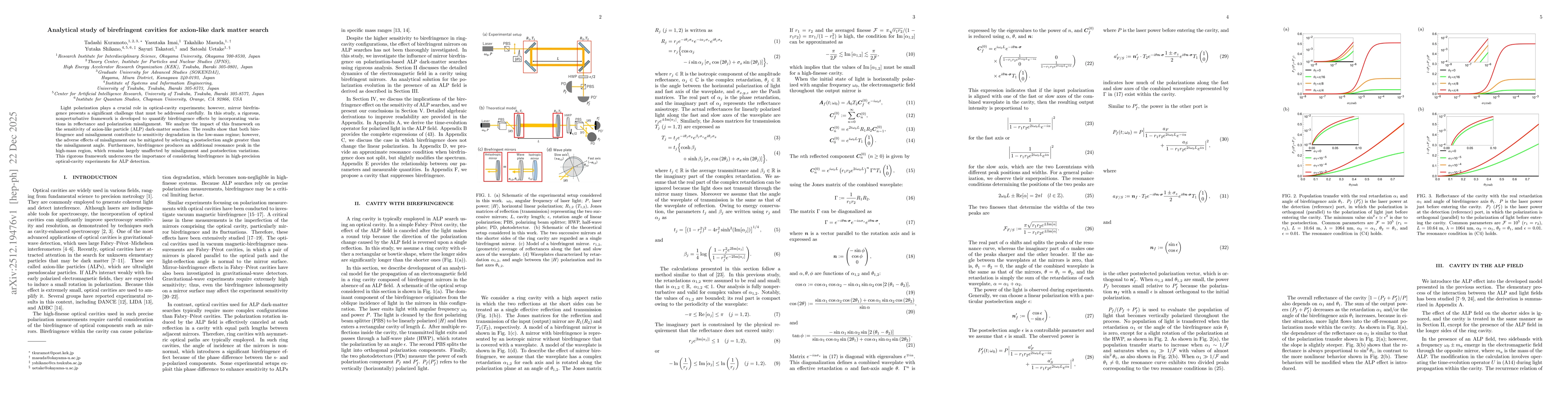 Thumbnail for Analytical study of birefringent cavities for axion-like dark matter search