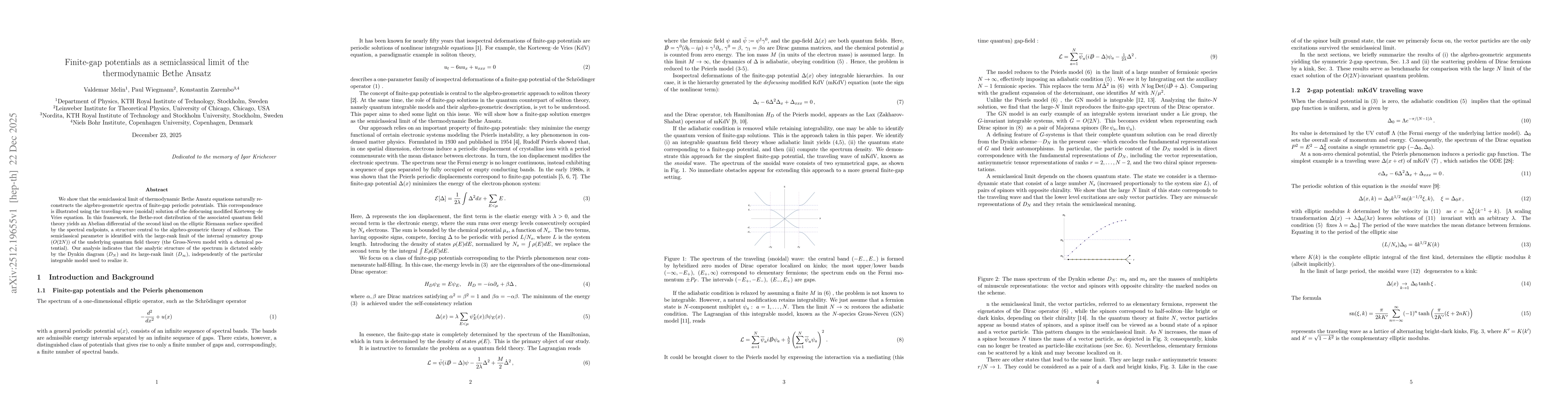 Thumbnail for Finite-gap potentials as a semiclassical limit of the thermodynamic Bethe Ansatz