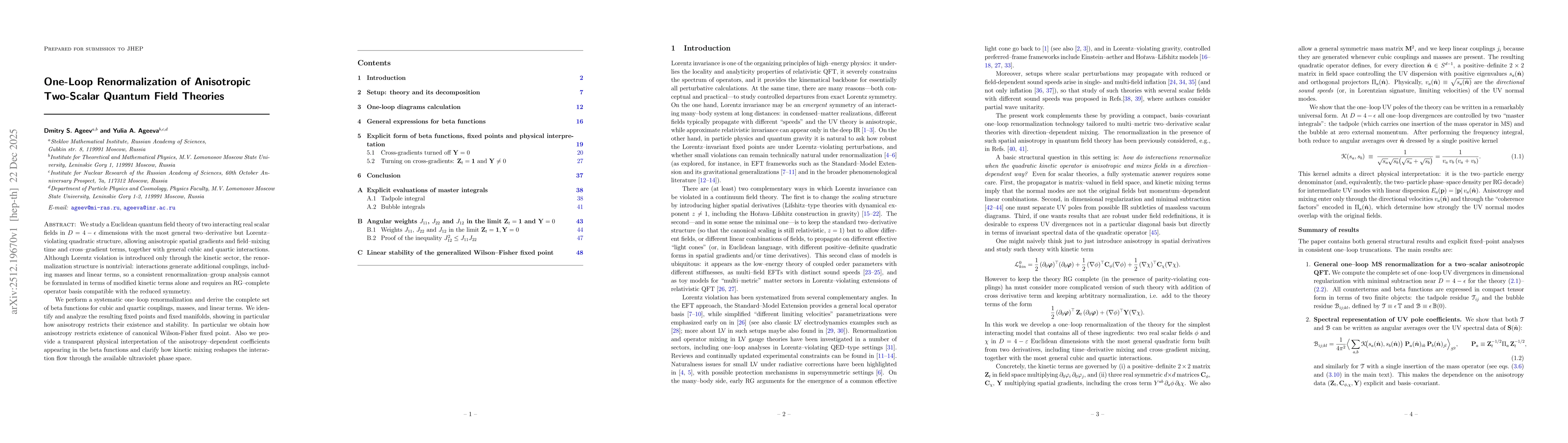 Thumbnail for One-Loop Renormalization of Anisotropic Two-Scalar Quantum Field Theories