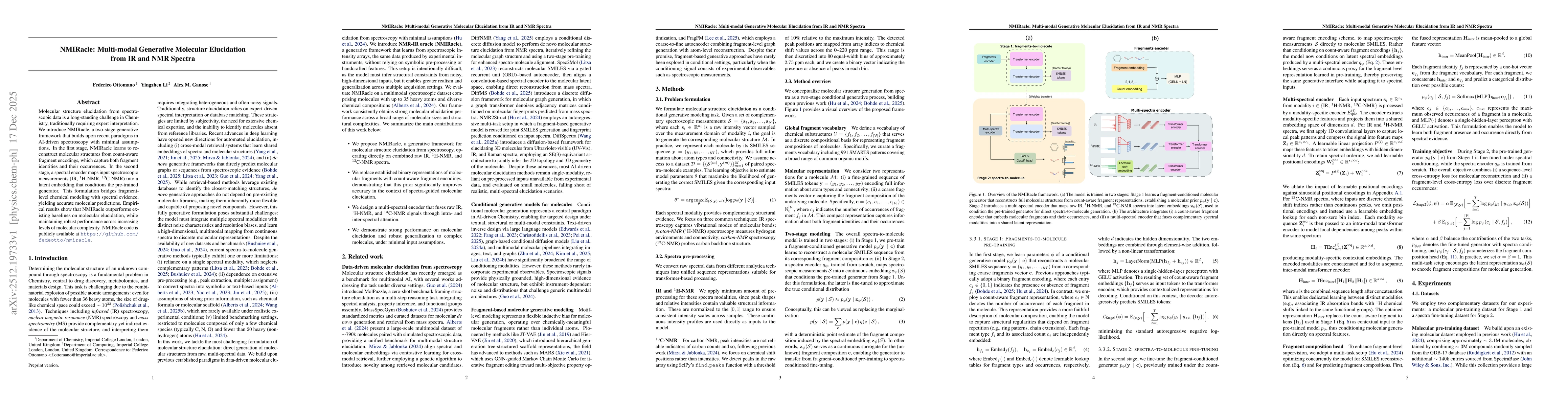 Thumbnail for NMIRacle: Multi-modal Generative Molecular Elucidation from IR and NMR Spectra