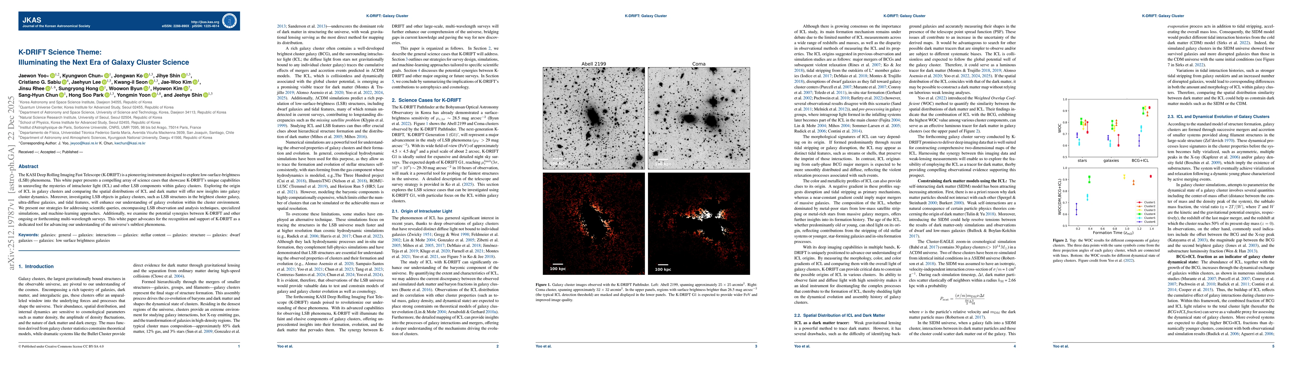 Thumbnail for K-DRIFT Science Theme: Illuminating the Next Era of Galaxy Cluster Science