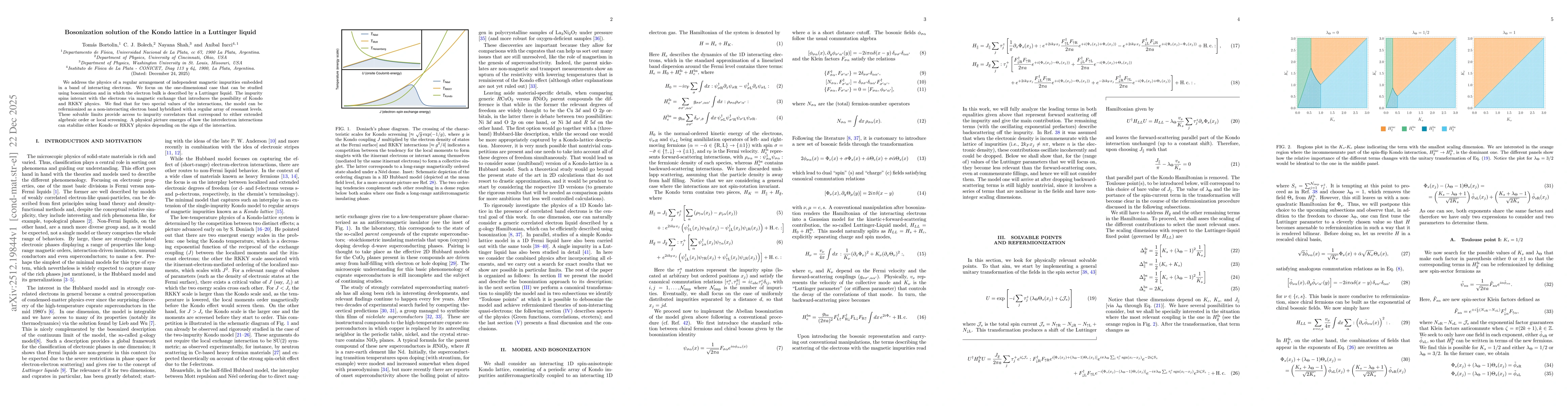 Thumbnail for Bosonization solution of the Kondo lattice in a Luttinger liquid