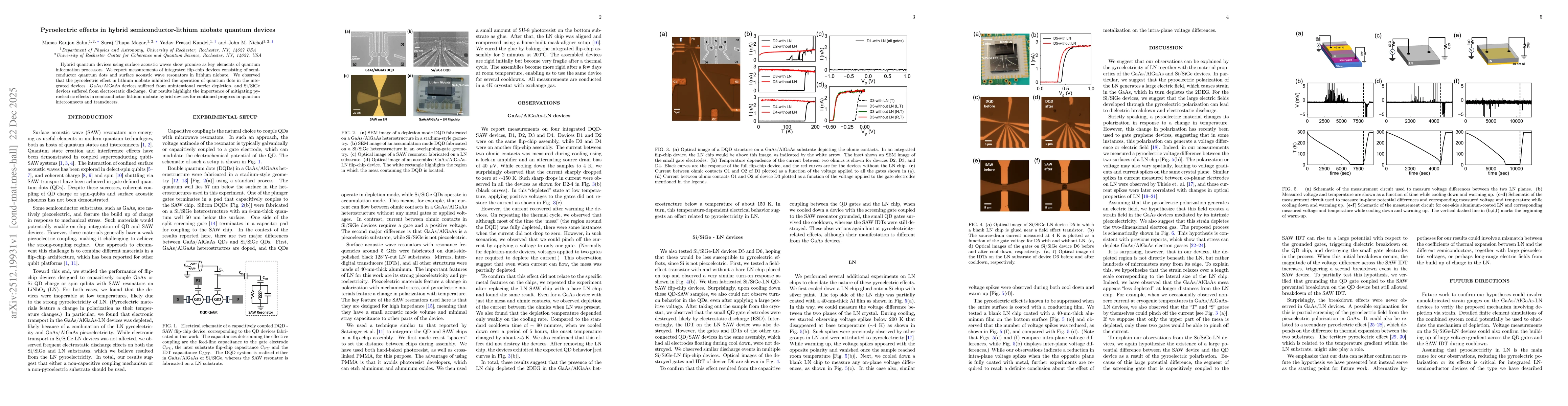 Thumbnail for Pyroelectric effects in hybrid semiconductor-lithium niobate quantum devices