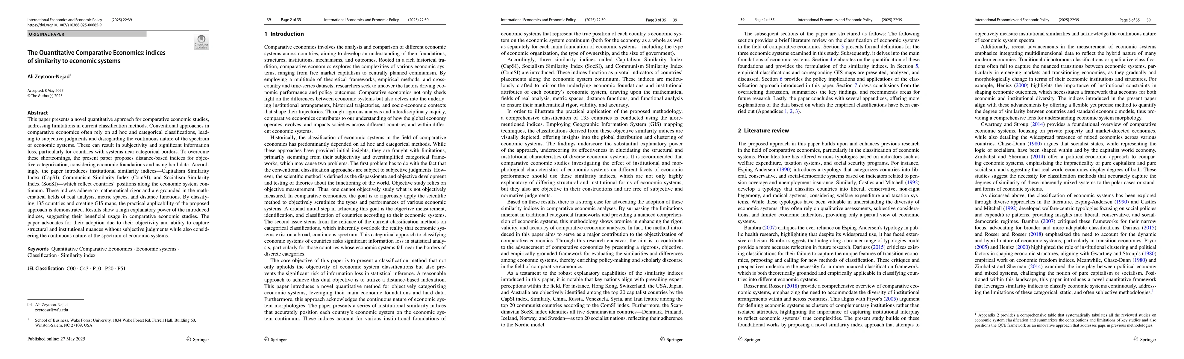Thumbnail for The Quantitative Comparative Economics: indices of similarity to economic systems