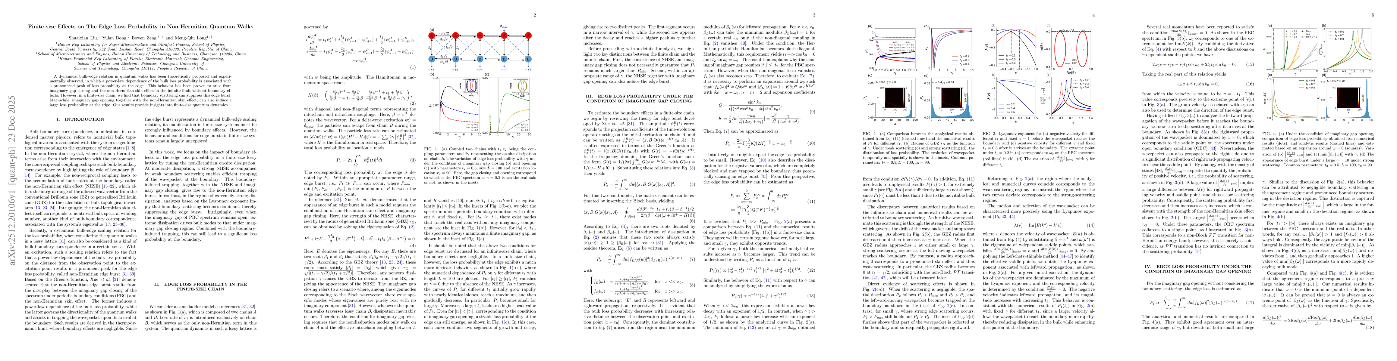 Thumbnail for Finite-size Effects on The Edge Loss Probability in Non-Hermitian Quantum Walks