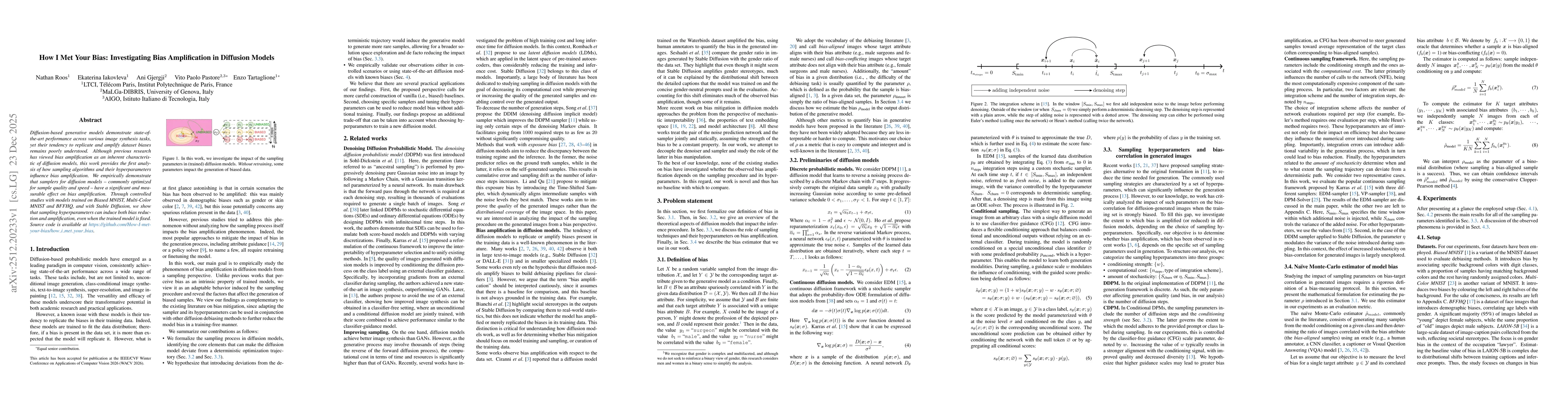 Thumbnail for How I Met Your Bias: Investigating Bias Amplification in Diffusion Models
