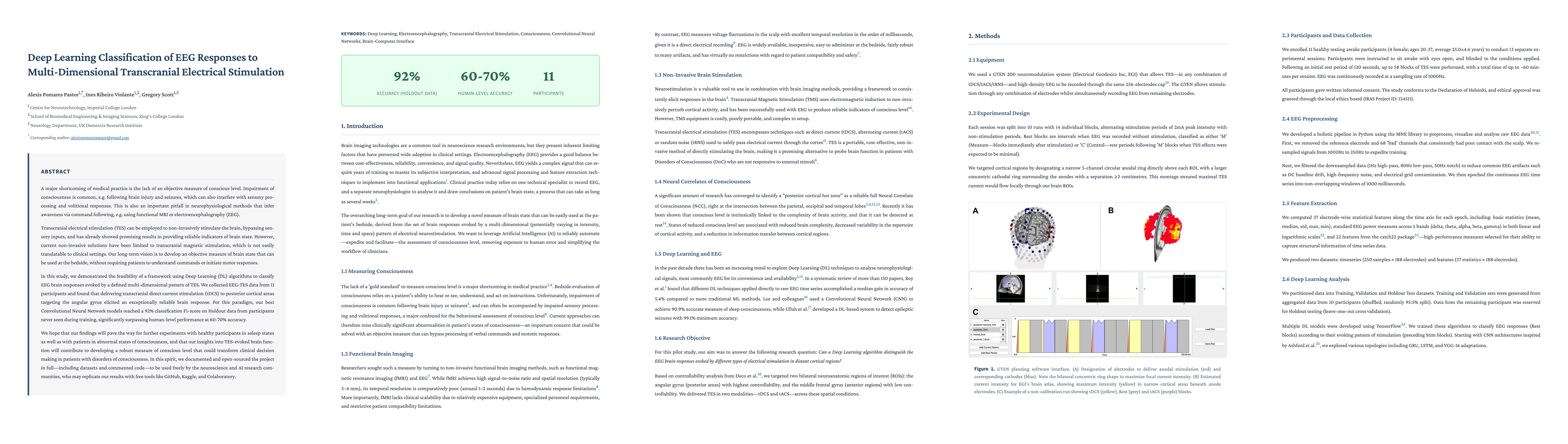 Thumbnail for Deep Learning Classification of EEG Responses to Multi-Dimensional Transcranial Electrical Stimulation