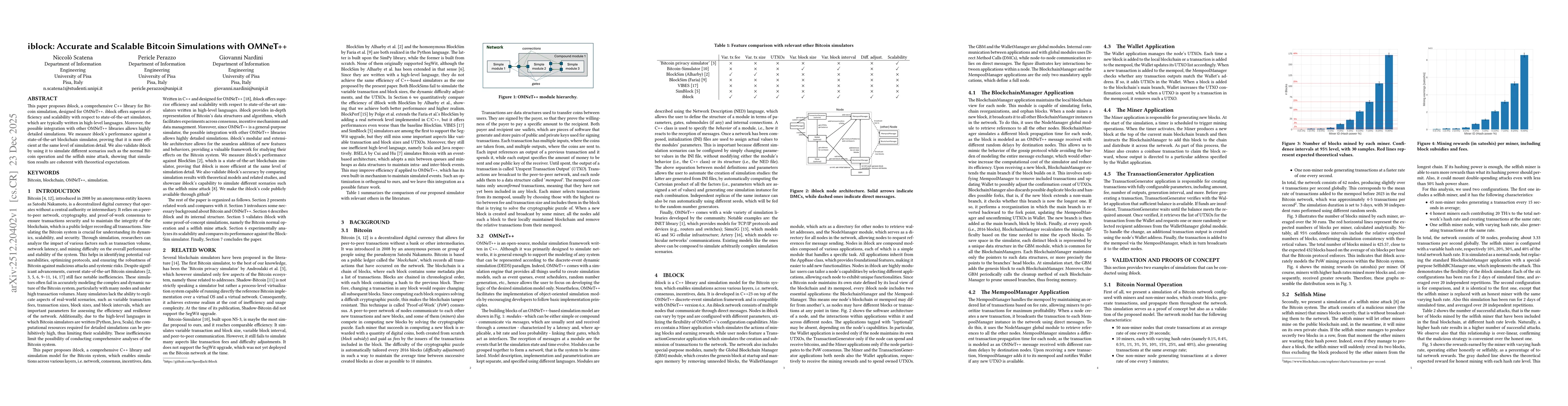 Thumbnail for iblock: Accurate and Scalable Bitcoin Simulations with OMNeT++