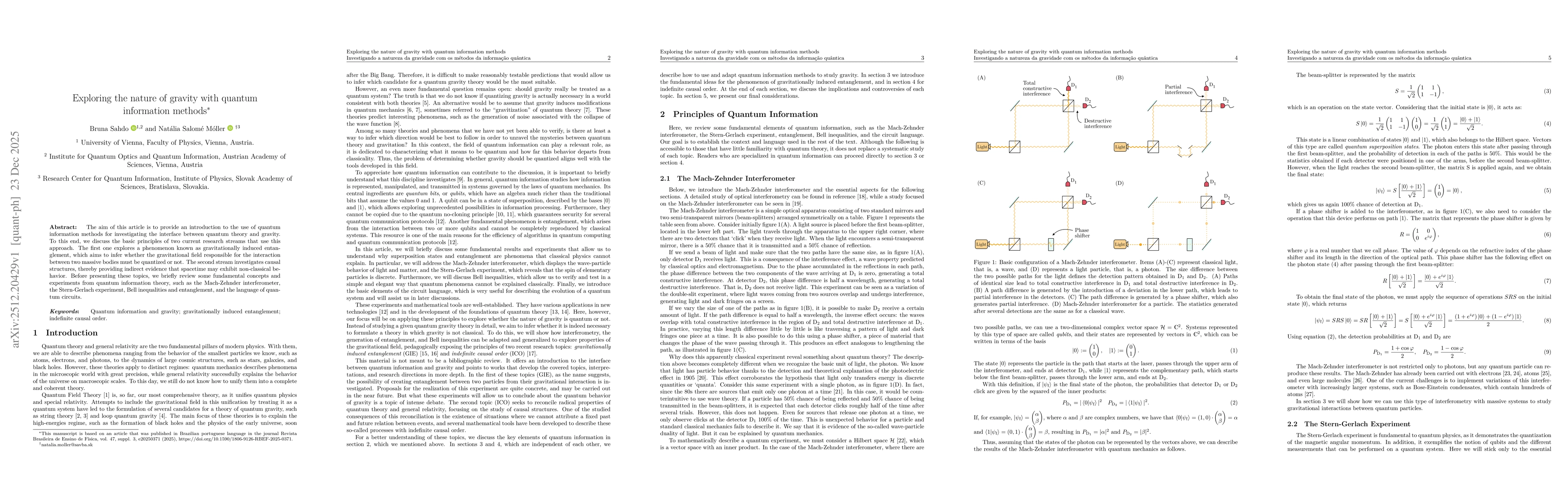 Thumbnail for Exploring the nature of gravity with quantum information methods