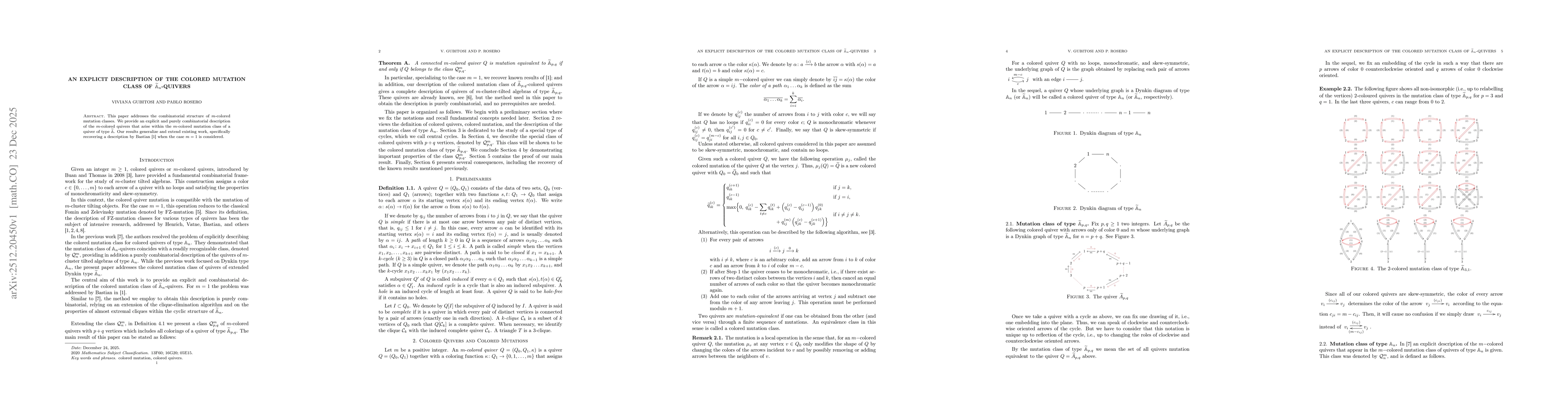 Thumbnail for An explicit description of the colored mutation class of $\widetilde{\mathbb{A}}_n$-quivers