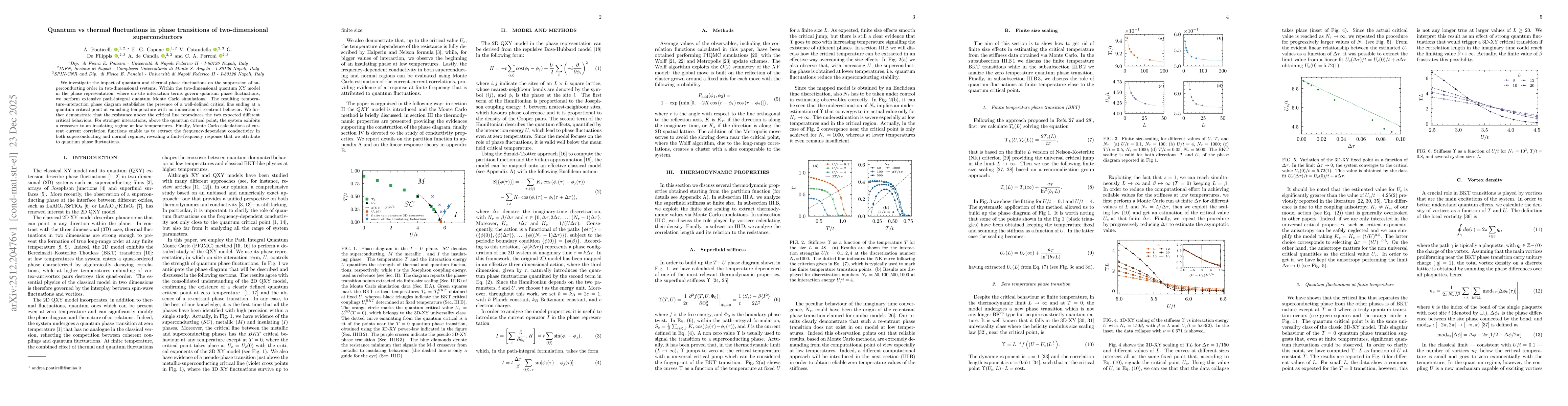 Thumbnail for Quantum vs thermal fluctuations in phase transitions of two-dimensional superconductors