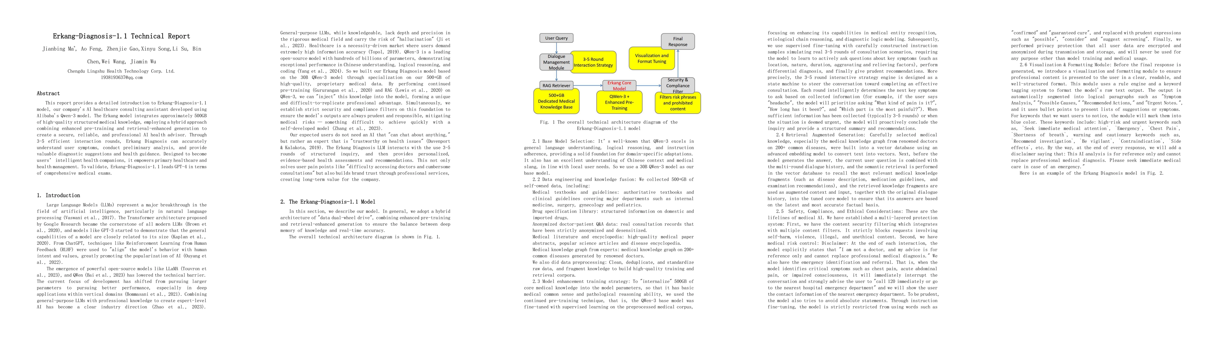 Thumbnail for Erkang-Diagnosis-1.1 Technical Report