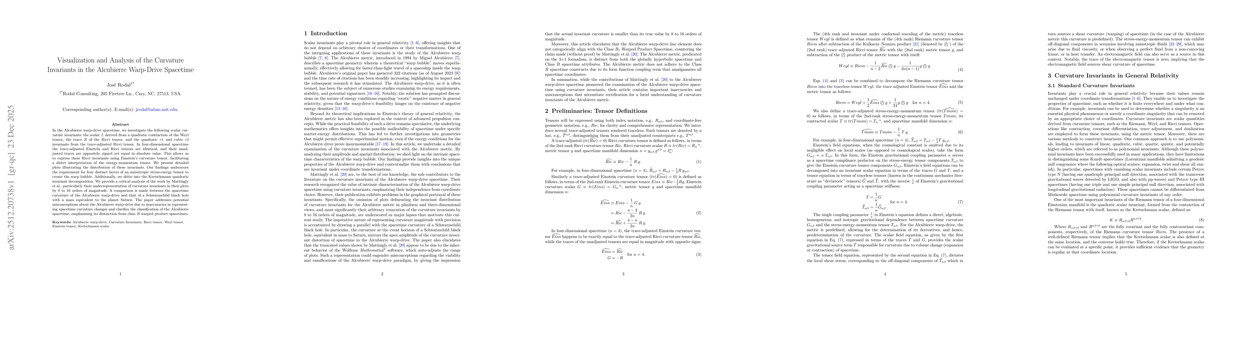 Thumbnail for Visualization and analysis of the curvature invariants in the Alcubierre warp-drive spacetime
