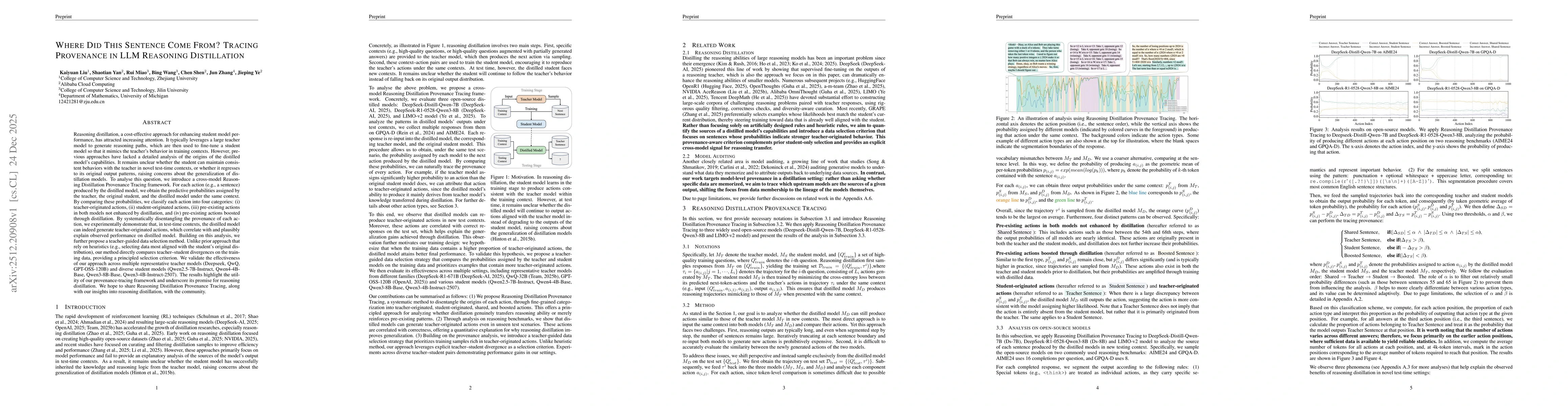 Thumbnail for Where Did This Sentence Come From? Tracing Provenance in LLM Reasoning Distillation