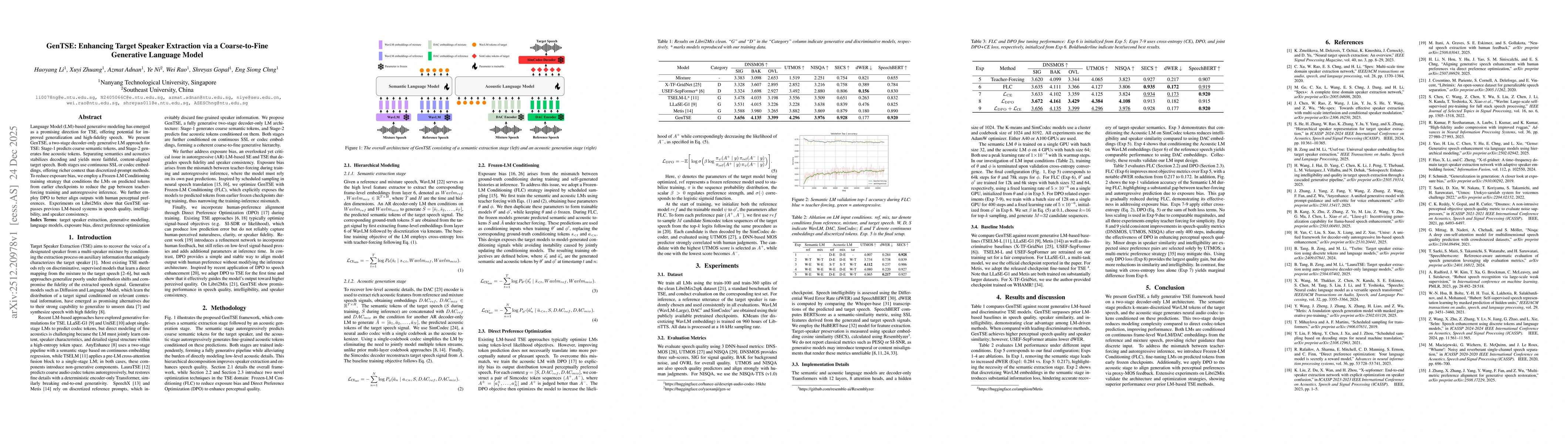 Thumbnail for GenTSE: Enhancing Target Speaker Extraction via a Coarse-to-Fine Generative Language Model