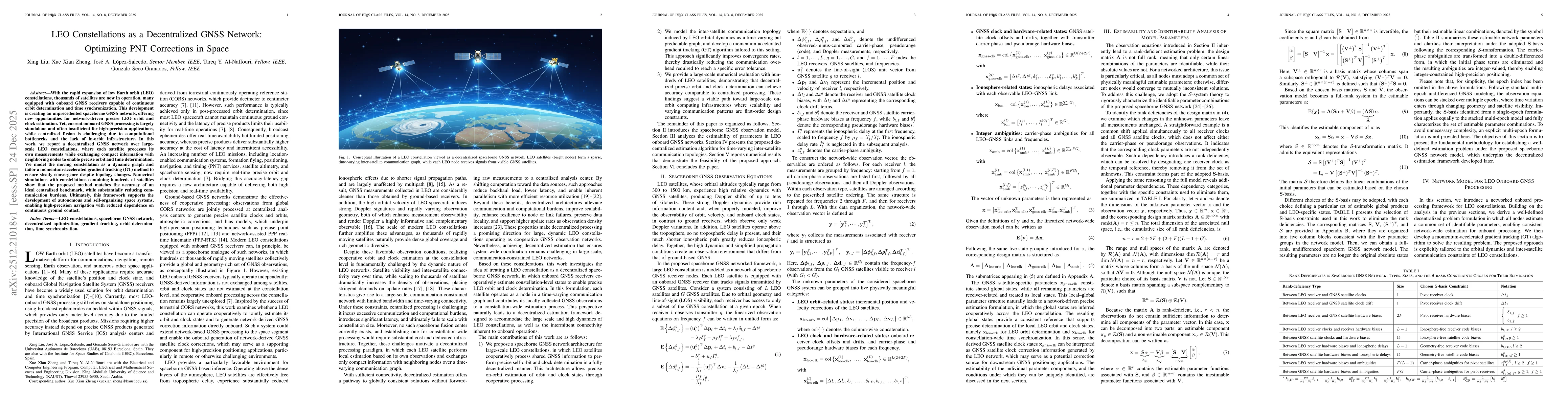 Thumbnail for LEO Constellations as a Decentralized GNSS Network: Optimizing PNT Corrections in Space