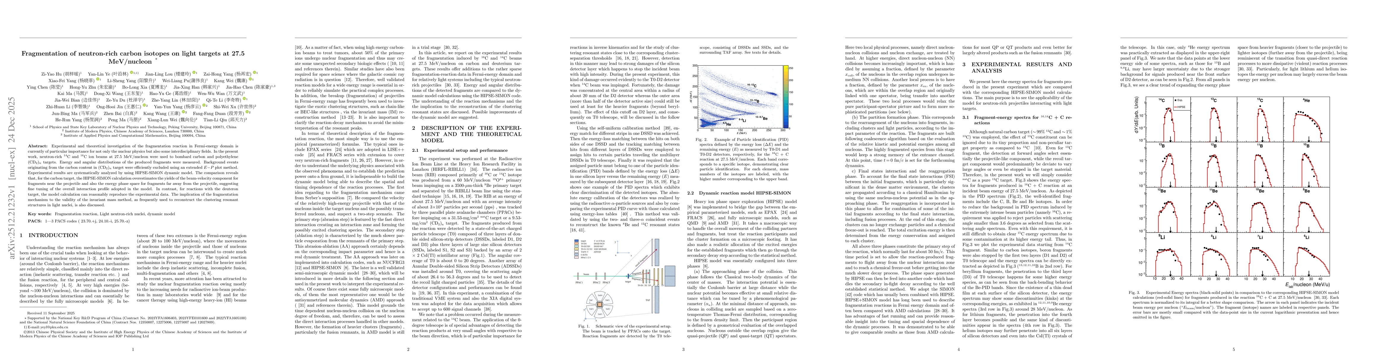 Thumbnail for Fragmentation of neutron-rich carbon isotopes on light targets at 27.5 MeV/nucleon
