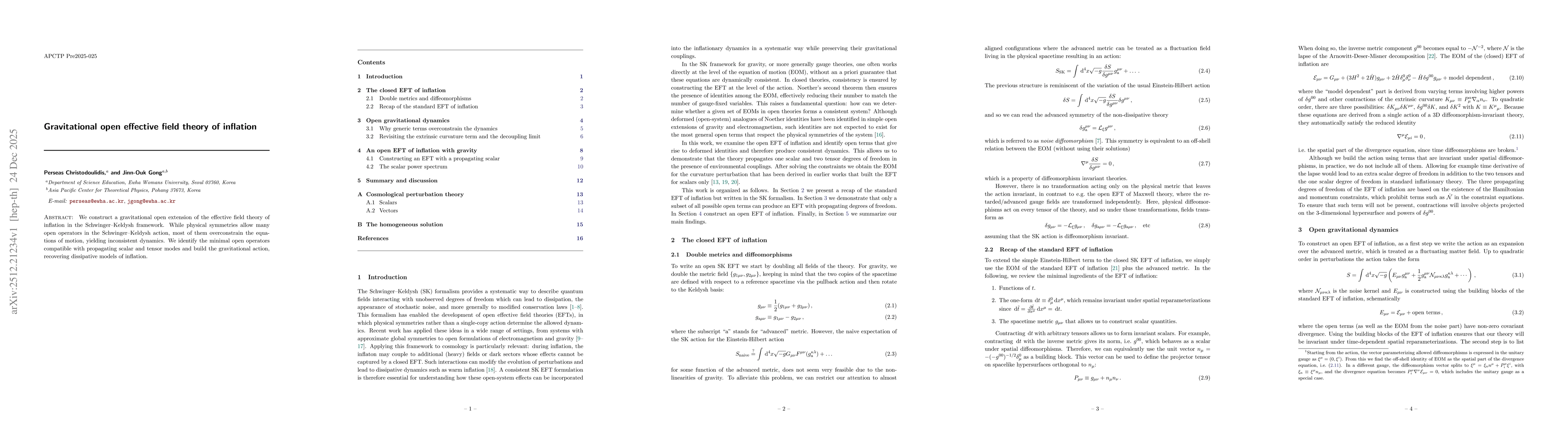 Thumbnail for Gravitational open effective field theory of inflation