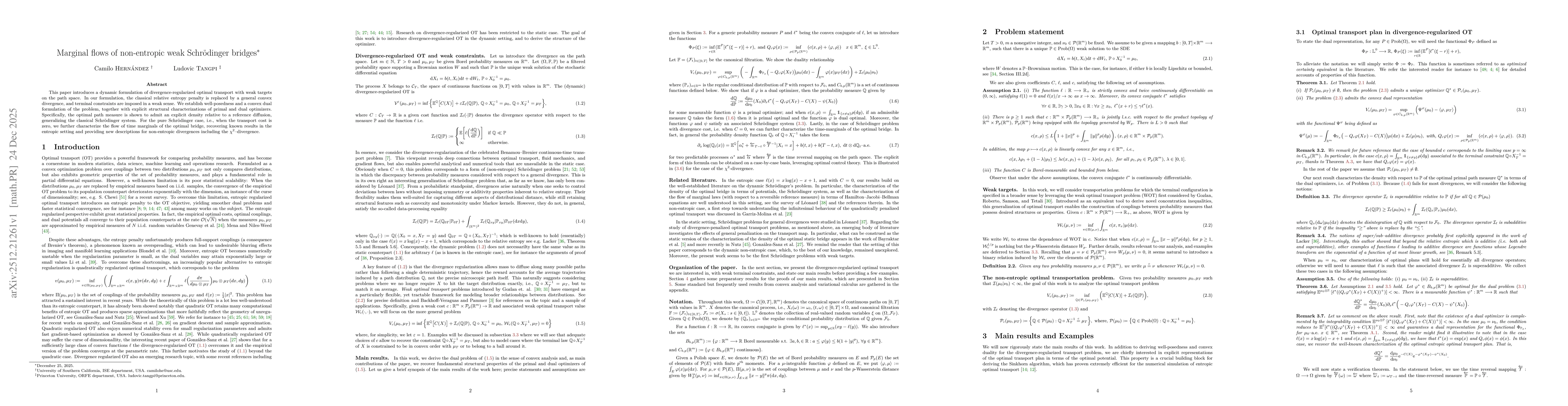 Thumbnail for Marginal flows of non-entropic weak Schrödinger bridges