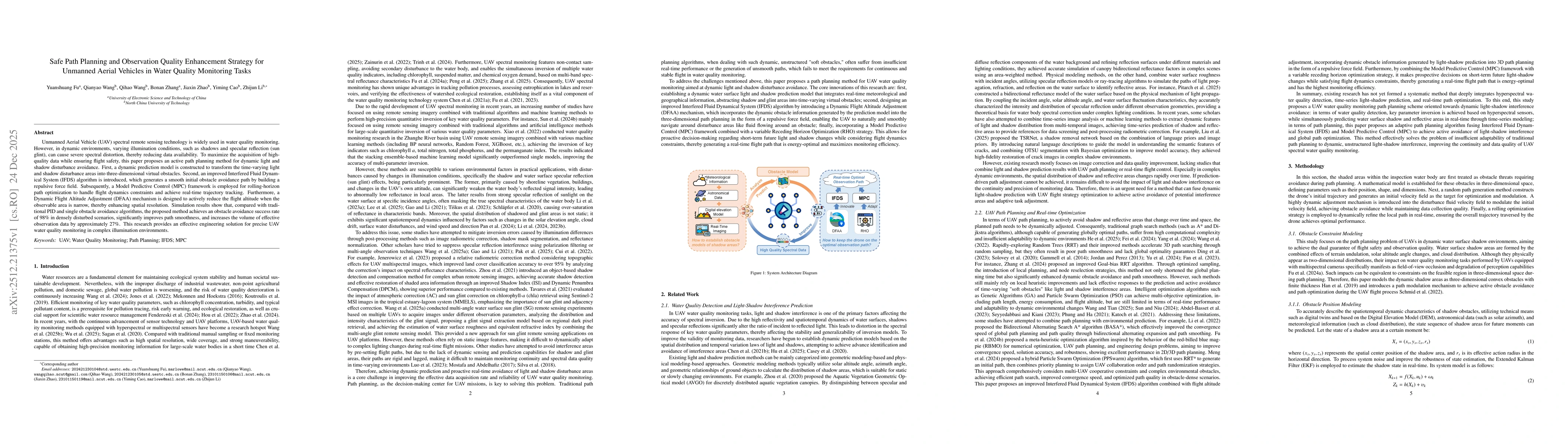 Thumbnail for Safe Path Planning and Observation Quality Enhancement Strategy for Unmanned Aerial Vehicles in Water Quality Monitoring Tasks