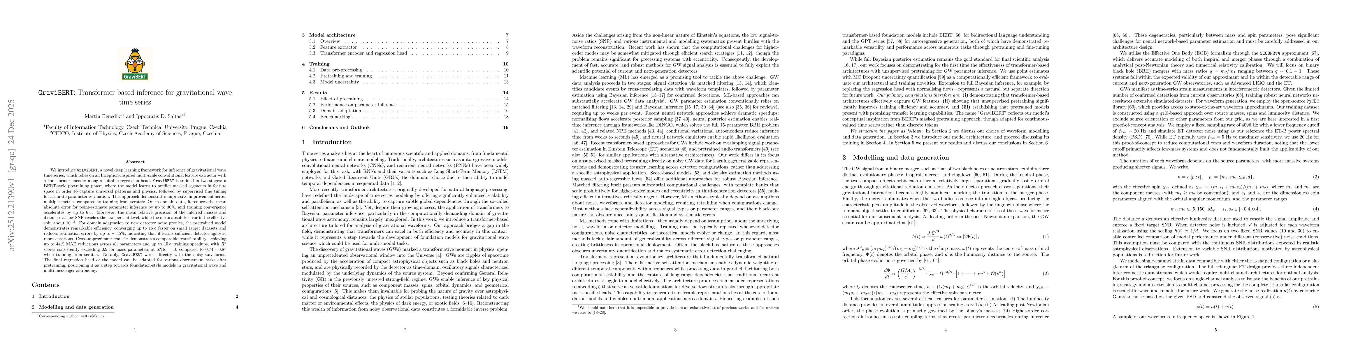 Thumbnail for GraviBERT: Transformer-based inference for gravitational-wave time series